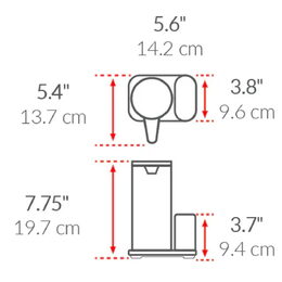 ST1091 BEZDOTYKOVÝ DÁVKOVAČ SIMPLEHUMAN