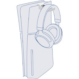 Držák GXT223 pro PS5 ovladač Bílá TRUST