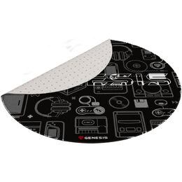 TELLUR 300 GEAR Podložka pod židli černá