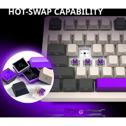 LRG-KBP70TKLW-BK-CS Wrl keyboard LORGAR