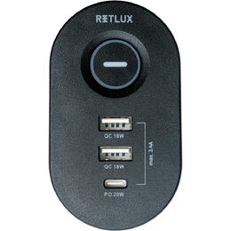 RPC 71 prodl.přív.pod stůl USB BK RETLUX