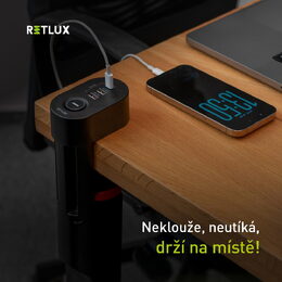 RPC 71 prodl.přív.pod stůl USB BK RETLUX