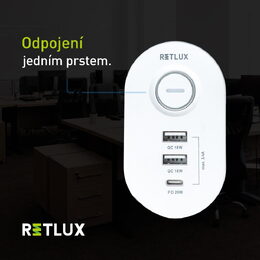 RPC 72 prodl.přív.pod stůl USB WT RETLUX