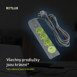 RPC 73 pro.pří.1,4m/3 3×1,5mm USB RETLUX