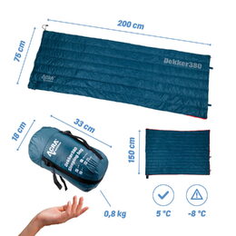 Spacák Acra Dekker380, péřový dekáč