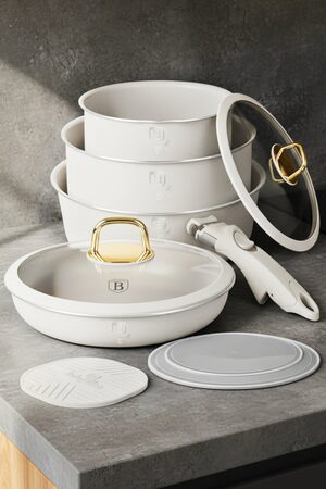 BERLINGERHAUS Sada nádobí s titanovým povrchem 9 ks Sahara Collection BH-8253