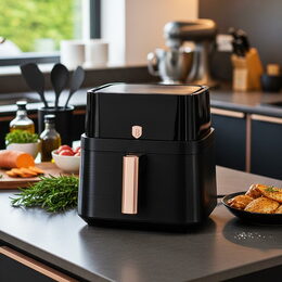 BERLINGERHAUS Horkovzdušná fritéza 7,2 l Black Rose Collection BH-9748