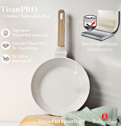 BERLINGERHAUS Sada nádobí s titanovým povrchem 15 ks Sahara Nordic Collection BH-8325