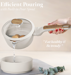 BERLINGERHAUS Sada nádobí s titanovým povrchem 15 ks Sahara Nordic Collection BH-8325