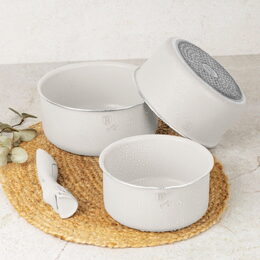 BERLINGERHAUS Sada nádobí s titanovým povrchem 13 ks Sahara Nordic Collection BH-8420