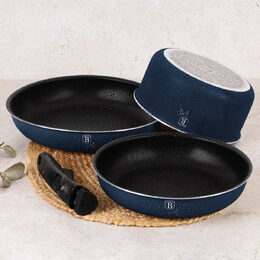 BERLINGERHAUS Sada nádobí s titanovým povrchem 13 ks Deep Sea Collection BH-8417