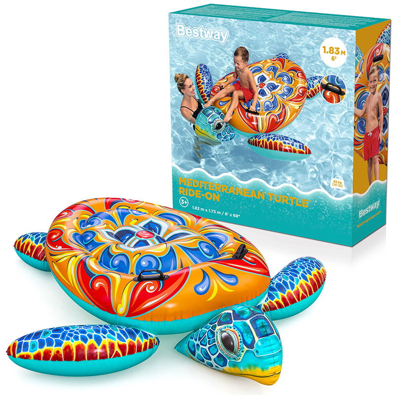 BESTWAY 41523 - Nafukovací zvířátko ŽELVA 183 x 173 cm