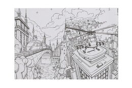 Omalovánky Vlaky a letadla 20x27,5cm