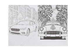 Omalovánky Auta 20x27,5cm