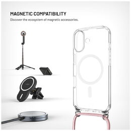 MagPure Neck iPhone 17 růžová FIXED