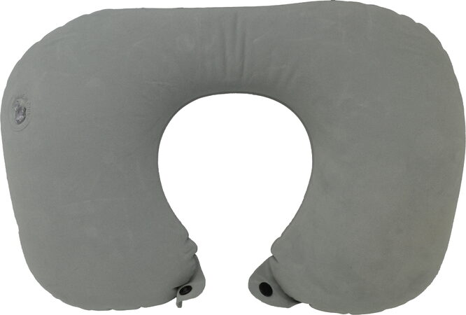Záhlavník nafukovací vel. 35 cm - šedivý