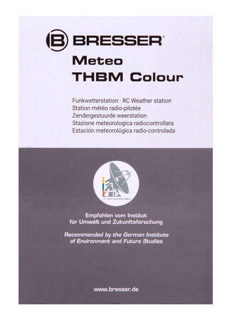 Meteostanice Bresser s barevným displejem, černá