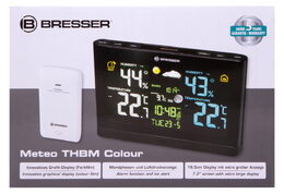 Meteostanice Bresser s barevným displejem, černá
