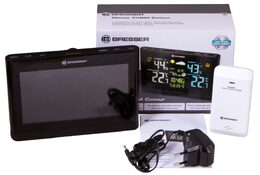 Meteostanice Bresser s barevným displejem, černá