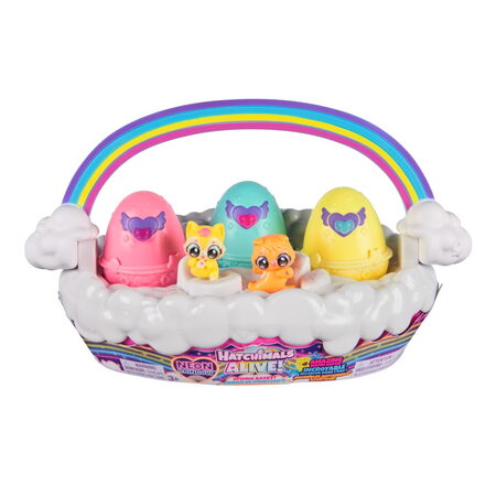 Hatchimals figurky s doplňky z duhového obláčku