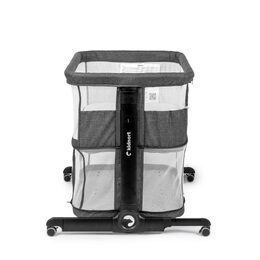 Postýlka Kidnort Snäckskal černá