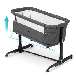 Postýlka Kidnort Snäckskal černá