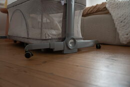 Postýlka Kidnort Snäckskal béžová