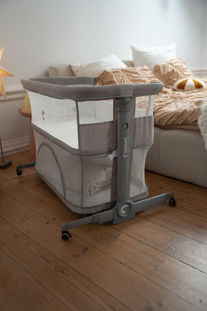 Postýlka Kidnort Snäckskal béžová