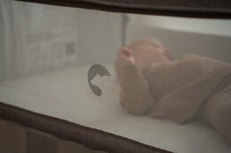 Postýlka Kidnort Snäckskal béžová