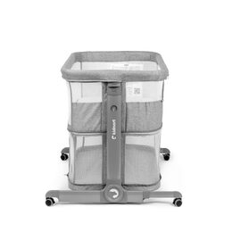 Postýlka Kidnort Snäckskal šedá