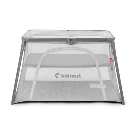 Cetovní postýlka Kidnort Bleke 2v1 šedá