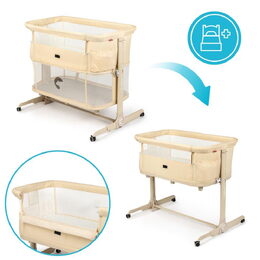 Postýlka Kidnort Snäckskal béžová