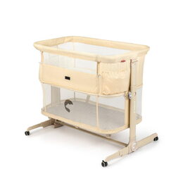 Postýlka Kidnort Snäckskal béžová