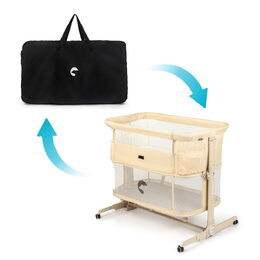 Postýlka Kidnort Snäckskal béžová