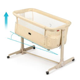 Postýlka Kidnort Snäckskal béžová