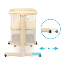 Postýlka Kidnort Snäckskal béžová