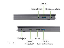 Ntb Acer Aspire 17 (A17-51M-962H) i9-13900H, 17.3", RAM 16GB, SSD 1024 GB Intel Intel Graphics, FPR, Microsoft Windows 11 Home - šedý