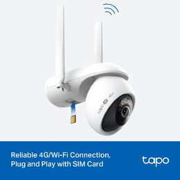 IP kamera TP-Link Tapo C665G 4K LTE KIT - bílá