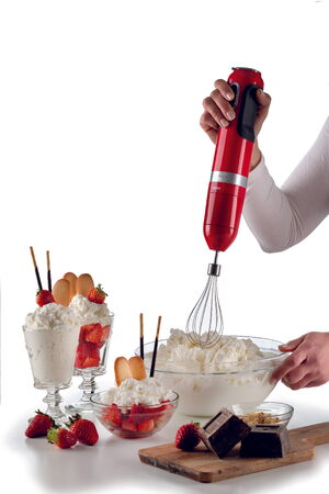 Ariete Moderna tyčový mixér 3v1 602, červený