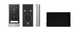Chytrý zvonek Ezviz HP7 Pro 4K domácí interkom, WiFi, 8" dotyk. displej