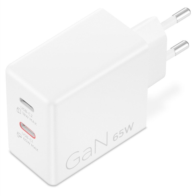 Napájecí adaptér Lenovo Dual USB-C 65W GaN Charger