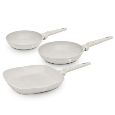 BERLINGERHAUS Sada pánví s titanovým povrchem 3 ks Sahara Collection steak BH-8079