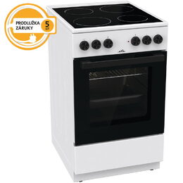 Sporák E50 ETA 579390000, sklokeramika