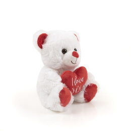 Plyšový medvídek se srdíčkem 20 cm