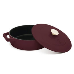 BERLINGERHAUS Pánev hluboká se smaltovaným povrchem a poklicí 26 cm litinová Leonardo Collection BH-6263