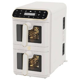 BERLINGERHAUS Horkovzdušná fritéza dvoukošová 5,5 + 5,5 l Sahara Collection BH-9803