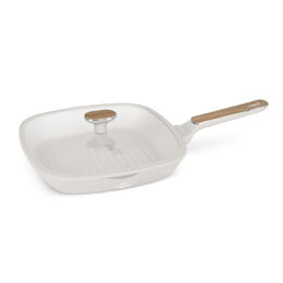 BERLINGERHAUS Grilovací pánev s titanovým povrchem a poklicí 28 cm Sahara Nordic Collection BH-8317