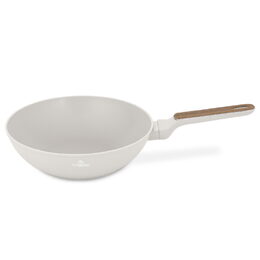BERLINGERHAUS Pánev WOK s titanovým povrchem a poklicí 28 cm 28 cm Sahara Nordic Collection BH-8315