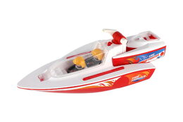 Boazz loď/člun hasiči stříkací s loďkou Boaties plast s figurkami 2ks v krabici 42x16x16cm 24m+