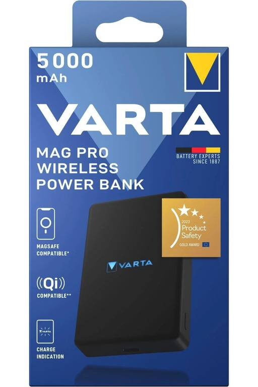 VARTA MagPro Wireless Powerpack 5000mAh , black